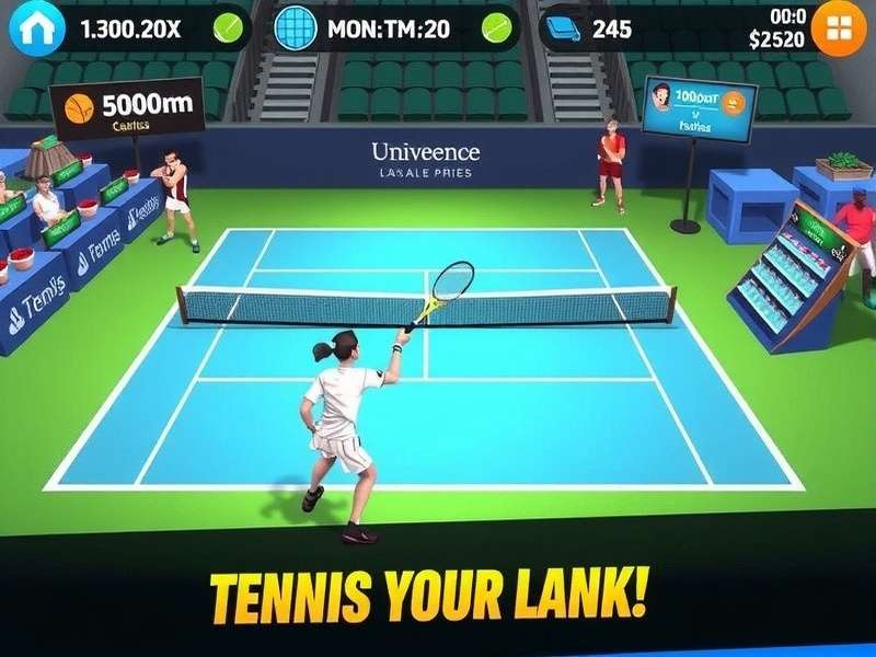 Tennis Clash Endurance Emperor Gameplay Screenshot